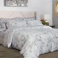 Intero Gallery Beverly Tencel Prints 1100tc Bed Set - Laura (King), Multicolour, Queen