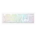 Razer Deathstalker V2 Pro - Wireless Low Profile Optical Gaming Keyboard (Clicky Purple Switch) - White Edition