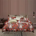Kiff Carnation Iii Red-grey Bedset, Multicolour, King