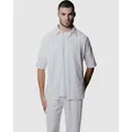 Justincassin Abade Pleated Shirt White, Medium