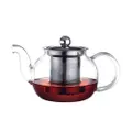 Aramoro Borosilicate Glass Tea Pot With S/s(304) Filter And Lid