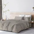 Suzanne Sobelle By Charles Millen Suzanne Sobelle Symphony Fitted Sheet Set, Moonrock Beige, Beige, Comforter