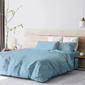 Suzanne Sobelle By Charles Millen Suzanne Sobelle Symphony Fitted Sheet Set, Artic Blue, Blue, Comforter