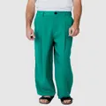 Justincassin Cyber Loose Fit Trousers Green, 30