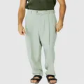 Justincassin August Loose Fit Trousers Green Mist, 32
