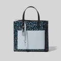 Marc Jacobs Mini Grind Printed Leather Tote Blue Mirage Multi Rs-h007l01fa21