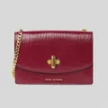 Marc Jacobs The Turnlock Leather Crossbody Bag Syrah Rs-m0016669