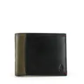 Gnome And Bow Gnome & Bow Musketeer 2-tone Coin Slot Bifold Wallet Men (100% Genuine Usa Leather)-Rb, Black