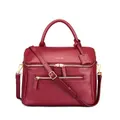 Gnome And Bow Gnome & Bow Dryna Crossbody Sling Handbag Women (100% Genuine Usa Nappa Leather)-Rb, Pink