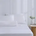 Robinsons Bamboo Fitted Sheet Set - Bliss, Core Collection, White, Super Single