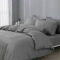 Robinsons Stripe Bed Set Core - Cloud Soft, Microfibre, Collection, White, Super Single