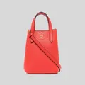Salvatore Ferragamo Calf Leather Small Gancini Crossbody Bag Candy Apple Red Rs-0750012