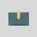 Celine Accordion Card Holder In Bicolour Grained Calfskin Rs-10b693