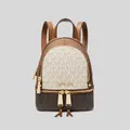 Michael Kors Rhea Mini Color-block Logo Backpack Luggage Multi Rs-30s0gezb0b
