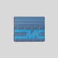 Michael Kors Cooper Graphic Logo Tall Card Case Denim Multi Rs-36s3lcod2b