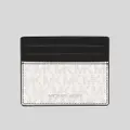 Michael Kors Cooper Tall Card Case In Signature Canvas Bright White Rs-36u9lcrd1b