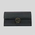 Gucci Icon Gg Interlocking Wallet Black Rs-615524
