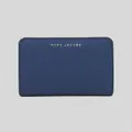 Marc Jacobs Medium Bifold Wallet Azure Blue Rs-m0016990