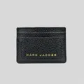Marc Jacobs Pebble Leather Card Case Black Rs-s102l01fa21