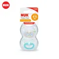 Nuk Happy Days Soother (0-6 Months), White&Pink