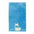 The Gang By Charles Millen Wisey Bath Towel, Blue