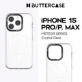 Buttercase Meteor Series Drop Protection Phone Case For Iphone 15 Pro / Iphone 15 Pro Max (Clear), Clear