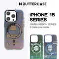 Buttercase Mars-mission Series Drop Protection Phone Case For Iphone 15 Pro / Iphone 15 Pro Max (3 Colors Available), Mysterious Green