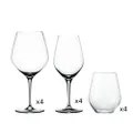 Spiegelau Tumbler Set Of 4xred Wine Glass 480ml, 4xwhite Wine Glass 420ml, 4xtumbler L 460ml, Set Of 12
