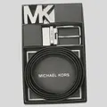 Michael Kors Mens 4-in-1 Signature Canvas Belt Gift Set Box Black Rs-36h9mbly4v