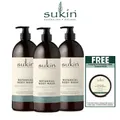 Sukin Botanical Body Wash Eucalyptus & Tea Tree (1lx3) + Free Purifying Facial Masque 100ml ( Exp: 04/24 )