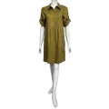 Anne Kelly Line Shirt Dress, Olive, US 6