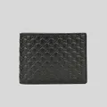 Gucci Men's Black Microssima Gg Logo Leather Wide Bifold Wallet Rs-278596