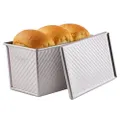 Chefmade Non-stick Corrugated Loaf Pan With Cover