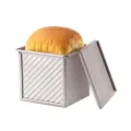Chefmade Non-stick Corrugated Square Loaf Pan With Cover