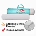 Sweet Home Premium Cotton Bolster With Additional Cotton Protector, L