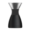 Asobu Apo300bk Pour Over Hot Brew Coffee Black 1.1l, Wood