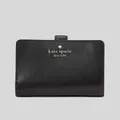 Kate Spade Madison Medium Compact Bifold Wallet Black Rs-kc580