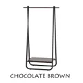 Rene E70461 Swing Clothes Storage Rack Brown