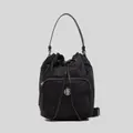 Tory Burch Virginia Nylon Bucket Bags Black Rs-134652