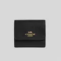 Coach Small Trifold Wallet Black Rs-cf427