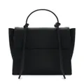X Nihilo Bank Leather Handbag Work Bag Black
