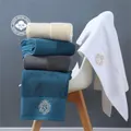 Sweet Home 100% Premium Cotton Bath Towel High End Highly Absorbent Towel Luxury Hotel Spa Towel Solid Color High Gsm Bath Towel, Blue
