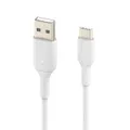 Belkin Boost Charge Usb-a To Usd-c Cable 3 Metre, White