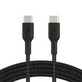 Belkin Braided Usb-c To Usb-c Cable 1 Metre, Black