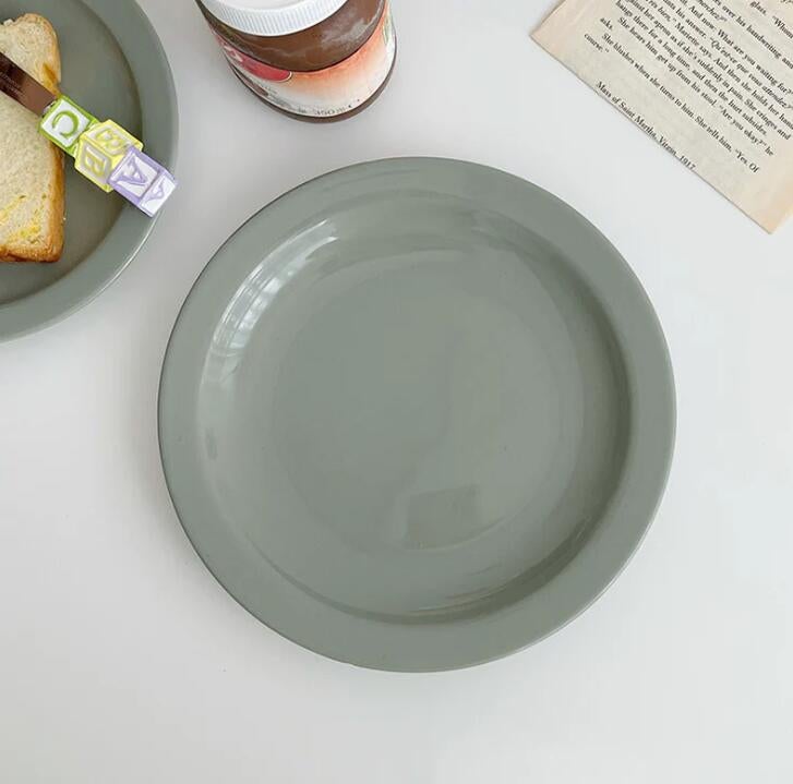 Gifts By Art Tree 20cm Morandi Plate, Green