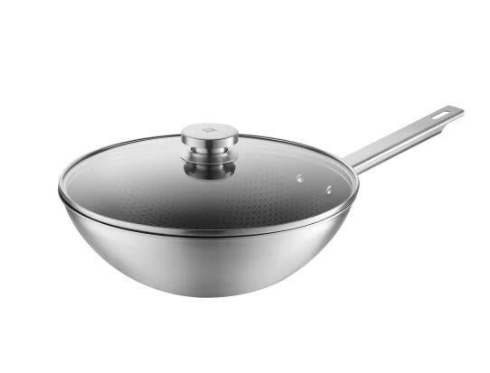 Zwilling Joy Plus Wok 30cm - With Honeycomb
