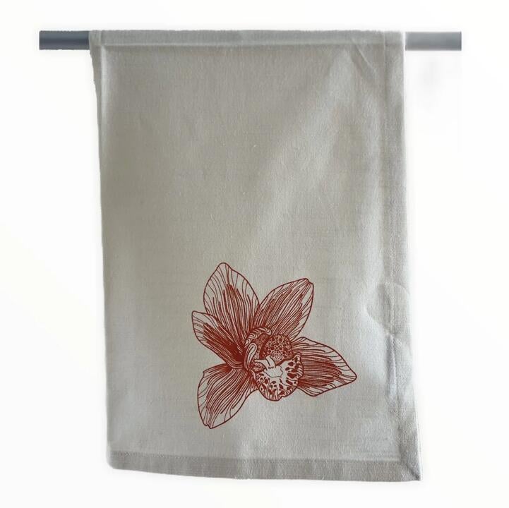 Stitches And Tweed Orchid Kitchen Tea Towel