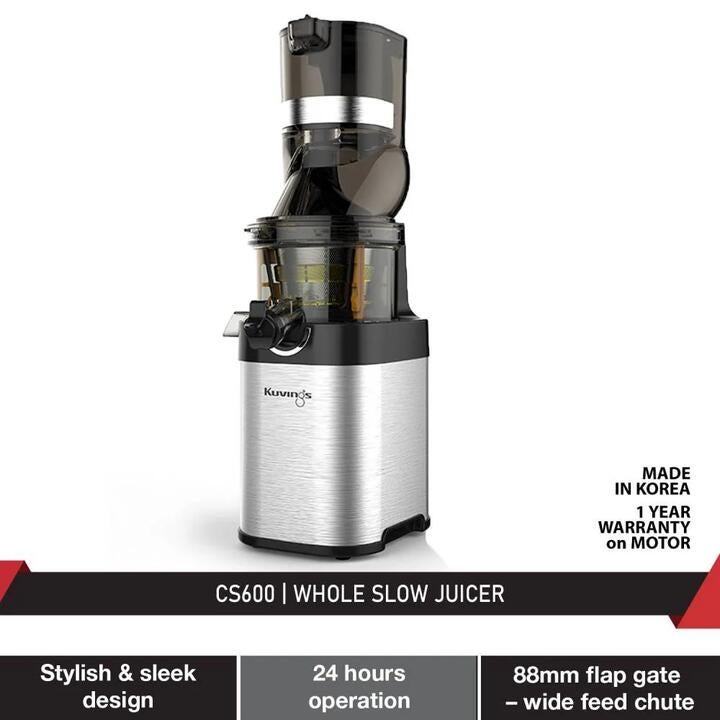 Kuvings Cs600 Whole Slow Juicer With Bpa-free, 24 Hour Operation, Easy To Clean, Heavy Duty, Commercial Grade