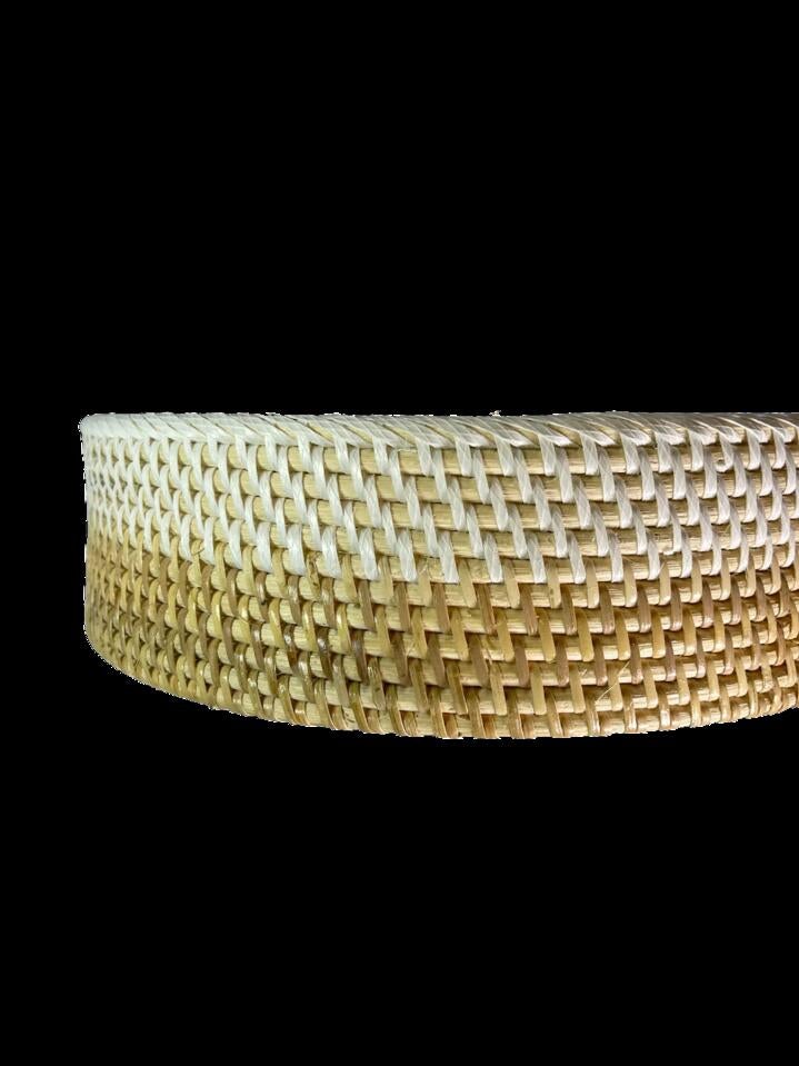 Stitches And Tweed Stitchesandtweed Rattan Round Tray