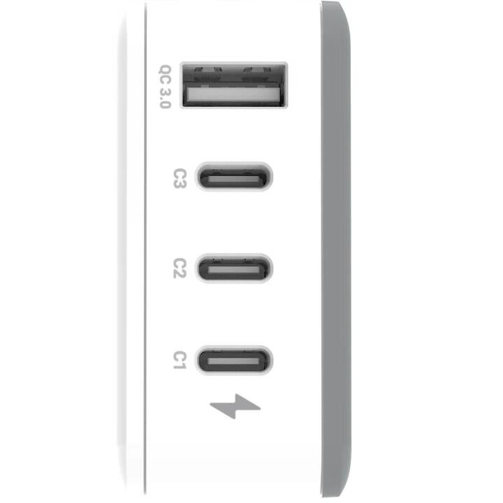 Thecoopidea [Bundle] Mini Block Gan 45w Pd Charging Station 3c1a + Xpower B10h Built-in Type-c x 2 Cable 10,000mah Pd + Scp Powerbank - Titanium (Bundle Deals), Navy